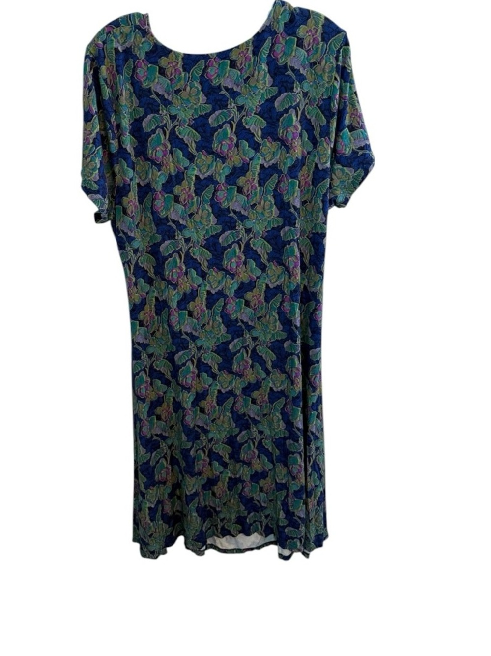 Soft Surroundings Floral Giselle Faux Wrap Cottage Core Garden Country Travel 1X - Picture 3 of 12